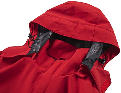 Image of OTU Men's Lightweight Waterproof Hooded Rain Jacket Outdoor Raincoat Shell Jacket for Hiking Travel
