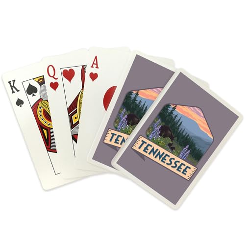 Lantern Press Naipes Póker Tennessee y Flores, 52 Cartas miniatura 2