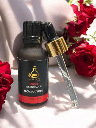 Aceite esencial de rosa damascena 100% natural 1 Fl Oz miniatura 2