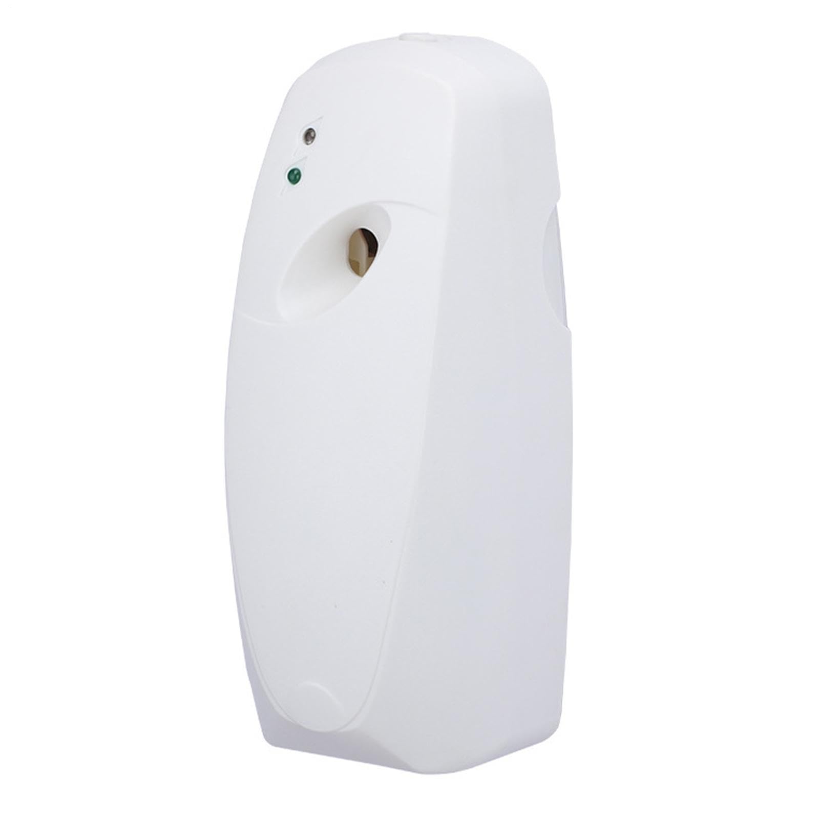 Ambientadores automáticos, dispensador de fragancia, dispositivo de pulverización con sensor, ajustes ajustables, montaje en pared o independiente, funciona con pilas, material ABS, 8.25 x 3.15 x 3.15