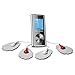 AccuMed Rechargeable Tens Unit Muscle Stimulator EMS Electronic Pulse Massager Stim Machine for Physical Therapy Back and Neck Pain Relief Portable Electric Tinge Electro-Therapy 8 Modes (AP210)