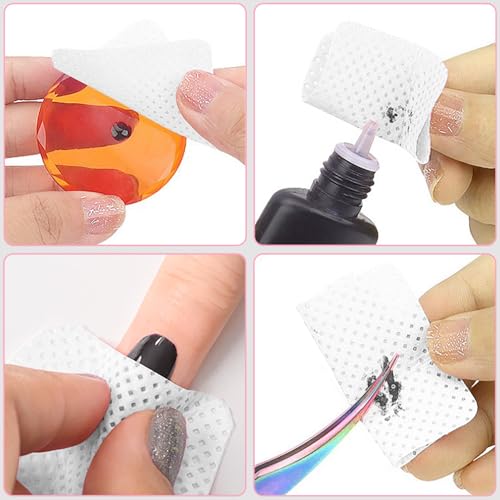 xiluuyou 800 Pièces Coton Ongles Gel Non Pelucheux – vue 7