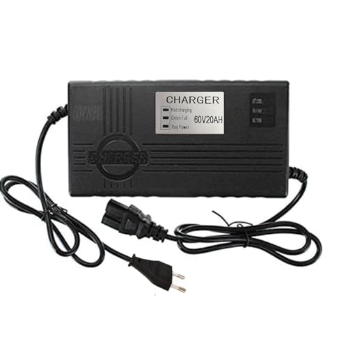 GOZAR 60V 20Ah Cargador De Batería Para Scooters Bicicletas Eléctricas E-Bike