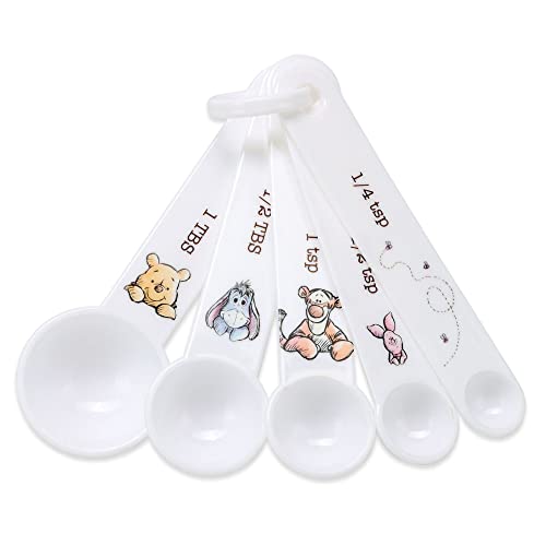 Image of Disney Winnie the Pooh Measuring Spoons - Adorable Winnie the Pooh Measuring Spoons for Kitchen