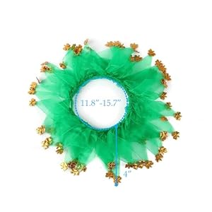 Lionheart glory Clover Dog Collars Elastic Fancy Holiday Accessory for Dogs Pet Costume for St. Patrick's Day Party Green Dog Collar Lionheart glory Clover Dog Collars Elastic Fancy Holiday Accessory for Dogs Pet Costume for St. Patrick’s Day Party Green Dog Collar
