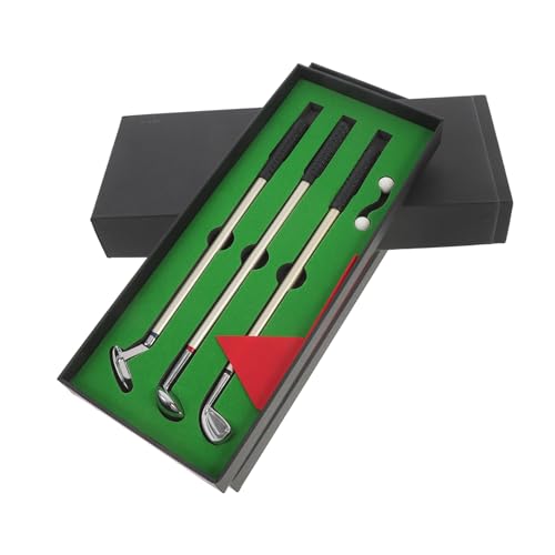 VICASKY 12 Pc Golf Pen Set Stocking Stuffers for Men Women Boys and Girls Fun Golf Training Set Lightweight Desktop Golf Pens for Golf