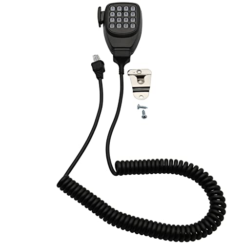 DTMF Keypad Handheld Speaker with Mic Microphone Hanger for Kenwood TM481 TM281 TM471 TM271 TK868G TK768G NX700 NX800 TK8180 TK7360 TK8108 TK8160 Mobile Radio 8-Pin RJ45 Plug
