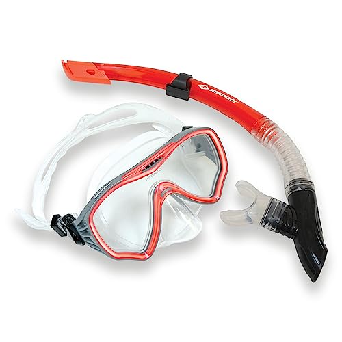 Set de Snorkel Fiji Evita Entrada de Agua con Gafas Silicona Confortable Ajustables