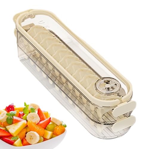 Måttlig livsmedelsförvaring, livsmedelsförvaring av livsmedel, köksförvaringslåda, matbehållare med lock, förvaringslåda för dumplings, flerskikts matbehållare, lev