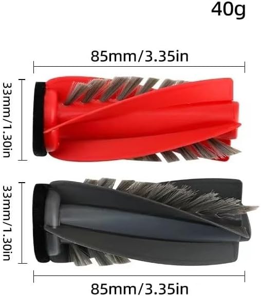 Compatible with (Roborock Qrevo Edge/EdgeC/Edge S5A / 5V1 / Curv) Vacuum Parts Main Roller Side Brush Hepa Filter Mop Cloth Dust Bag(Combination Pack 2)