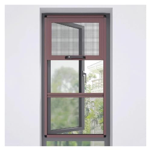 Mosquitera extensible para ventanas con malla de seguridad infantil regulable de 70x100 cm