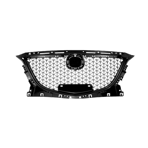 Calandre avant pour 3 Axela 2014-2016 style nid d'abeille noir