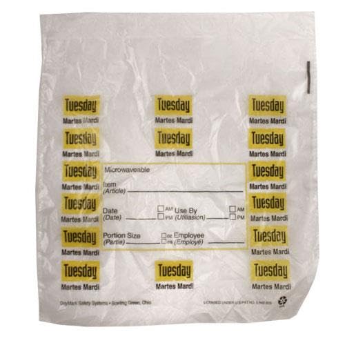 DayMark - -85 x 85 Saddlepack Tuesday Portion Bag by DayMark Safety Systems – One Size, Model 114198