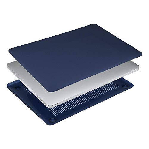 Image of Tobo MacBook Pro 13 Case 2018 2017 2016 Release A1989 /A1706 /A1708, Plastic Hard Shell Cover Compatible Newest MacBook Pro 13 Inch with /Without Touch Bar, (Navy Blue) - TD-051CC