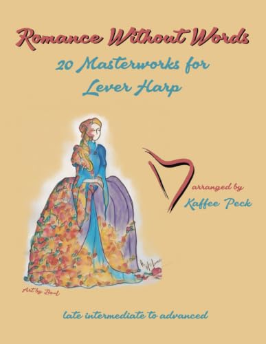 Lever Harp : Partitions Romance Without Words 20 Masterworks pour harpe - 2