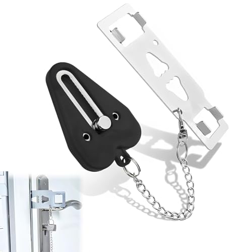 Serratura Portatile per Porta, Serrature Portatili Per Porta Blocco Di Sicurezza Privacy,Serratura Porte Hotel Serratura Portatile Da Viaggio Serratura Interna Portatile Aggiuntiva