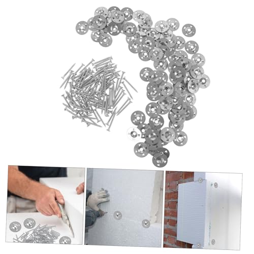 Rondelles en fer pour panneau de mousse argenté lot de 1 de fixation - 6