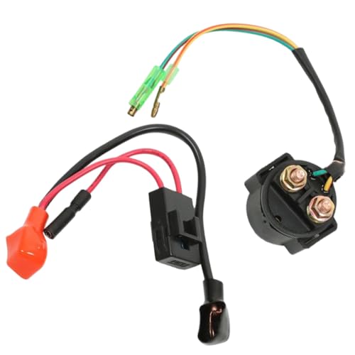 Relais de démarreur solénoïde 35850-HM3-000 avec câble positif 32401-HN1-010 pour quad Honda