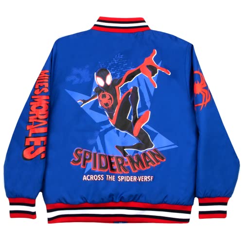 Image of Marvel Superheroes Boy's Bomber Jacket - Spider-Man, Miles Morales, Black Panther, Ghost-Spider, Venom Bomber Jacket for Kids
