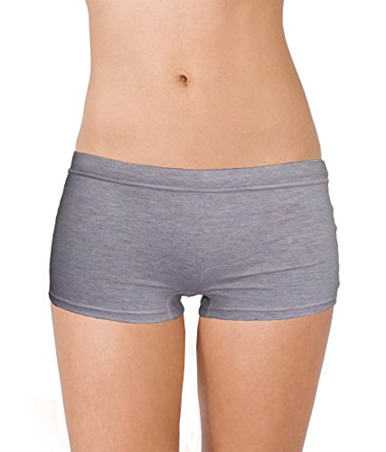 Image of Selfcare Women Soft Cotton Sinker Mid Waist Boyshorts Panties with Concealed Elastic Panel Pack of 3