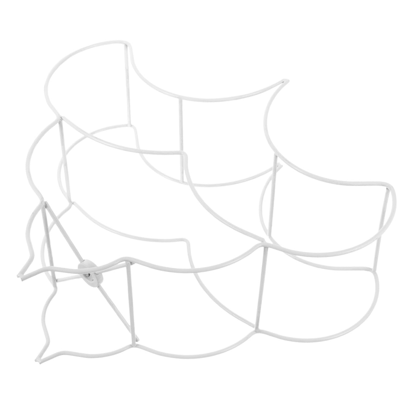 Cornice per Paralume Fai da Te in Ferro Bianco per Lampade da Tavolo