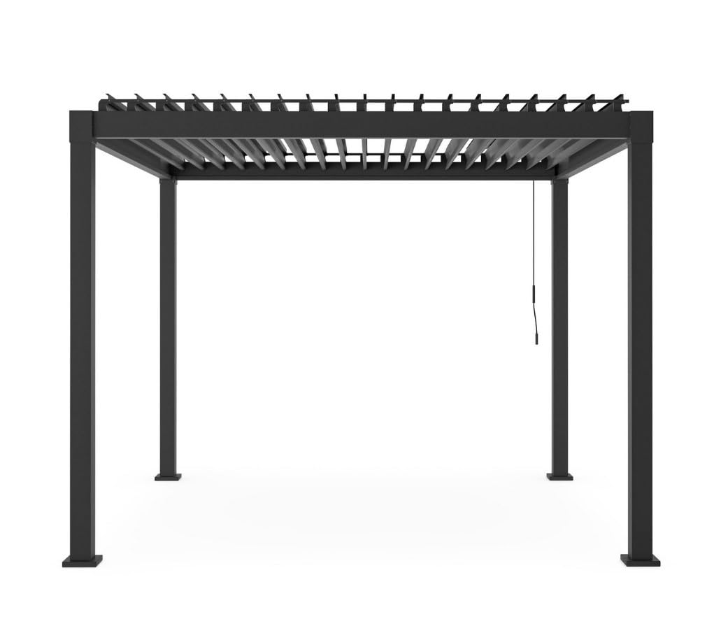 Pergola Garda Bizzotto Antracite (3 x 3 m)