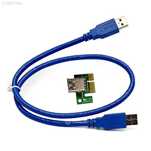 3NH® 6209 Blue Express PCI-E Extender 1X to 16X Extension Cable PCIe USB 3.0 Adapter-image-35