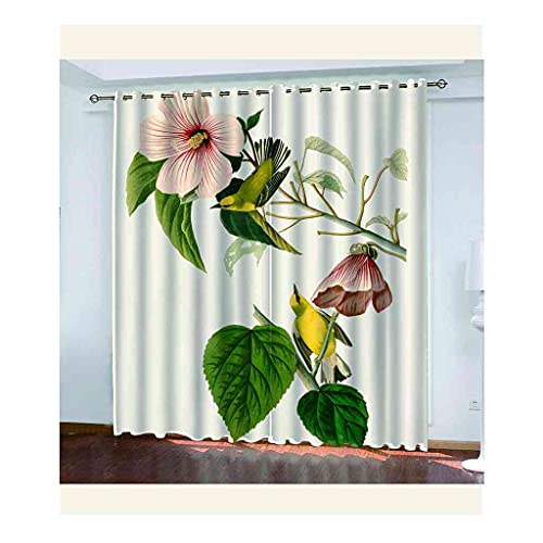 Rideaux occultants 100% polyester 3D isolant thermique phonique 200x214 cm - 2