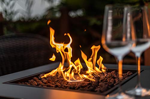 LEGACY HEATING 28-Inch Fire Table Mocha Powder Coating