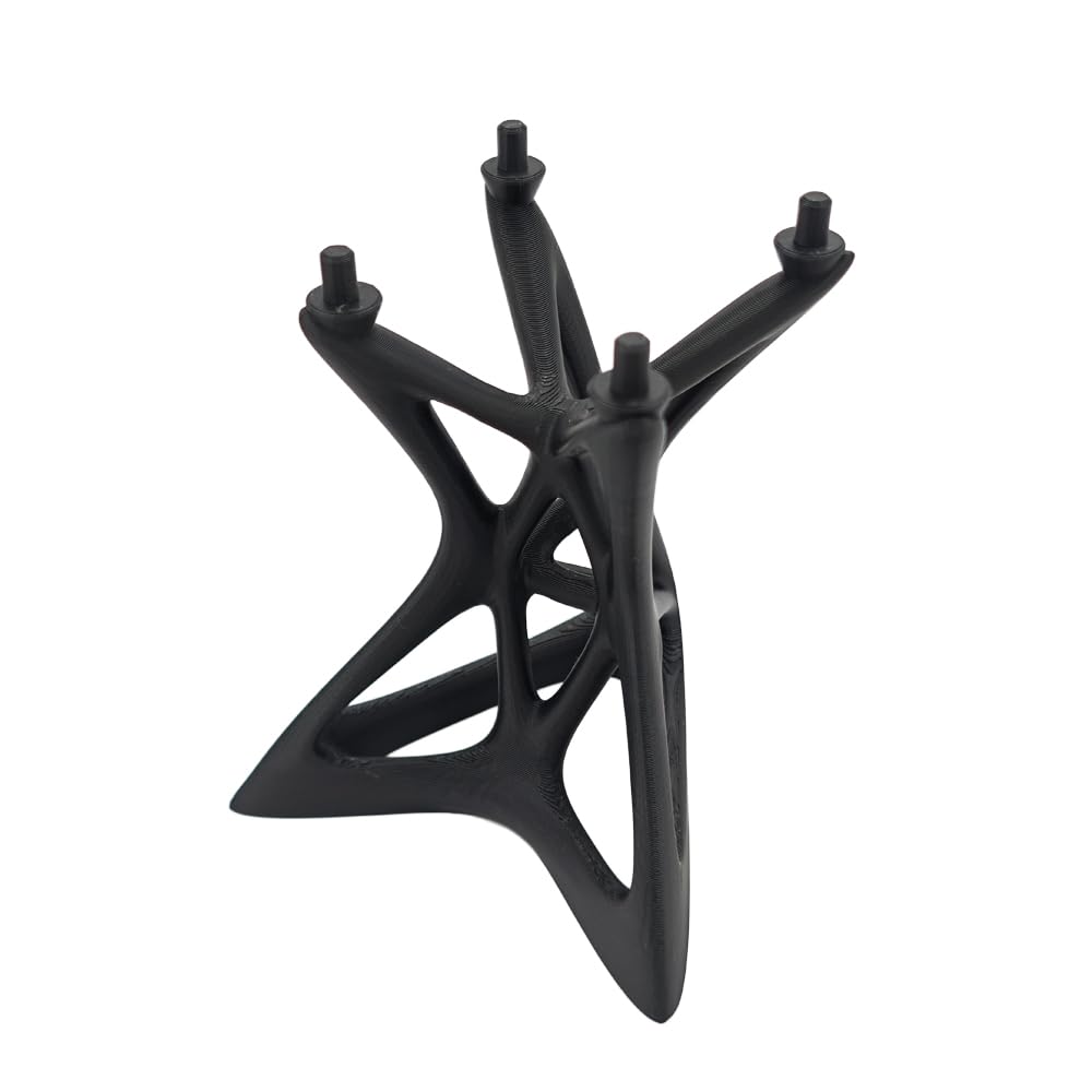 Generic 2 Pcs Desktop Speaker Stand Holder for Genelec 8010/G1 Speaker Bracket Floor Desk Audio Holder Base (Black)