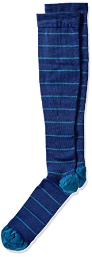 Dr. Scholl's Men's Fashion Compression Stripe 1 Pack Sock
