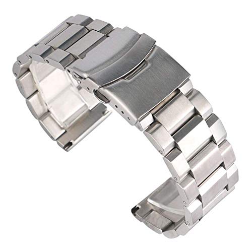 Bracelet montre acier inoxydable argent pour le bureau et le quotidien