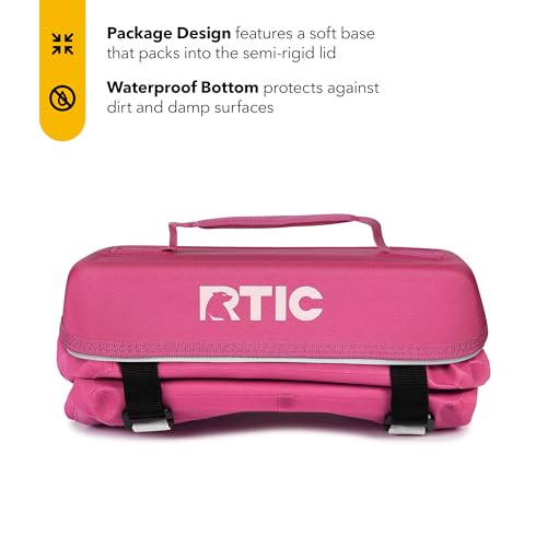 RTIC 15 Can Everyday Cooler, Soft Sided Portable Insulated Cooling for Lunch, Beach, Drink, Beverage, Travel, Camping, Picnic, for Men and Women, Very Berry