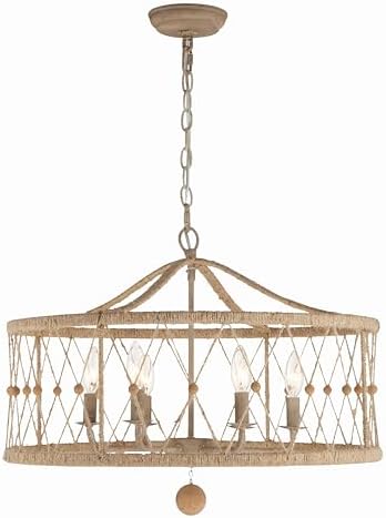 Crystorama Brixton 6 Light Burnished Silver Chandelier