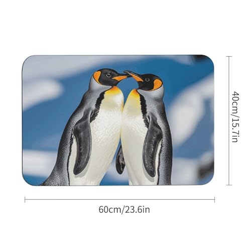 Tapis de bain antidérapant Pingouins anti-humidité 60x40 cm