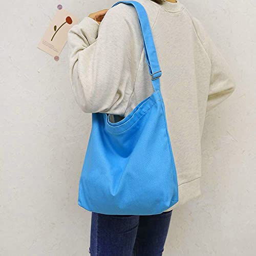 Image of Lify Women's Retro Large Size Canvas Shoulder Bag Hobo Crossbody Handbag Casual Tote - 1 Piece