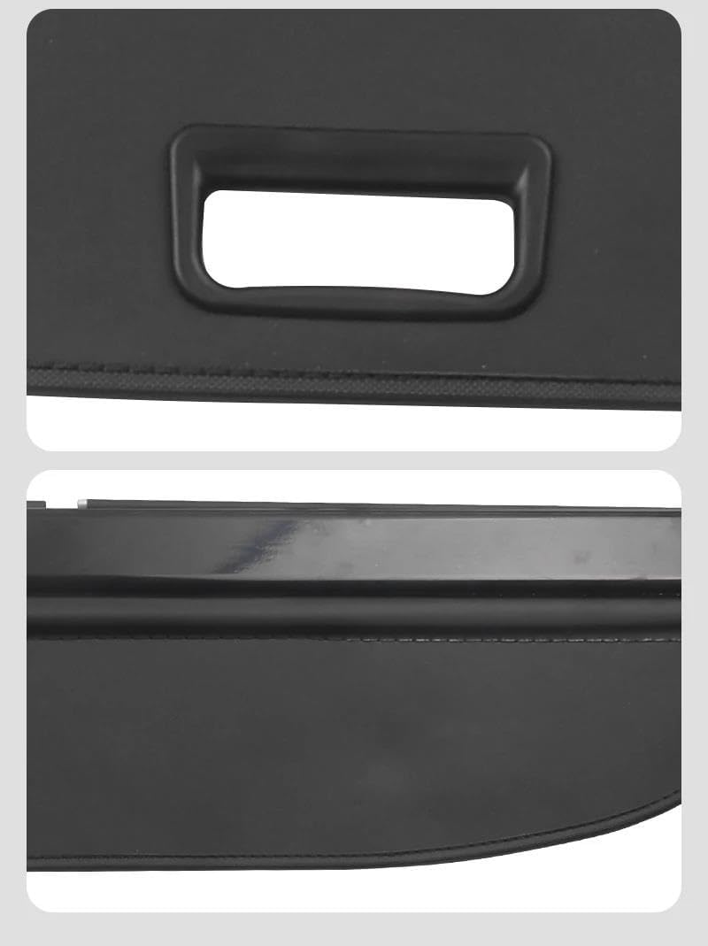 Interior Trim Rear Parcel Shelf Retractable Luggage Shied Cargo Cover For Q3 2010-2015 Sturdy Boot Cover(OneColor)