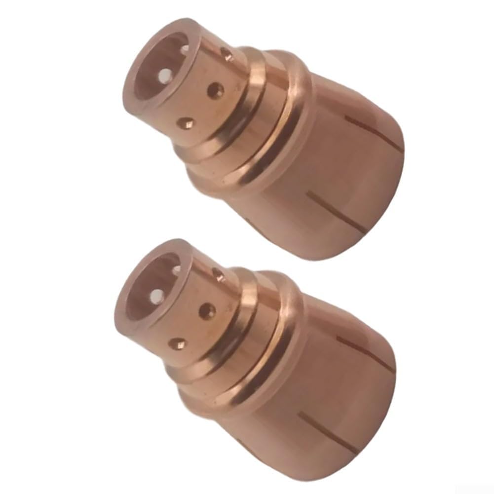 Consumibles para sopletes de corte por plasma, 2 uds 420399 reemplazo de Deflector cobre for antorcha Plasma aire Hypertherm PMX 30
