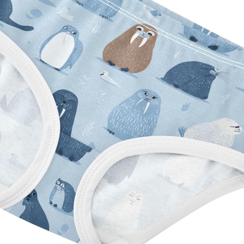 Wusikd Animals Girls' Underwear Cotton Girls Briefs Soft Toddler Underwear 2T4