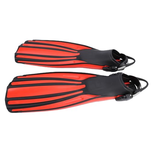 Julihai Aletas de Buceo, Diseño Ajustable de Caucho Termoplástico para Buceo Profundo y Snorkel, con Ajuste Cómodo para Varias Formas de Pie, Excelente Propulsión para Deportes (XL)