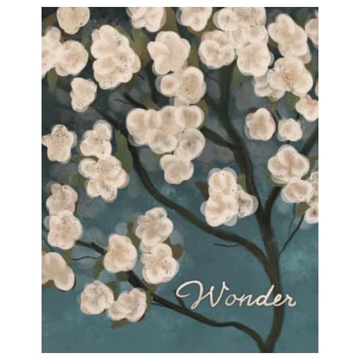 Wonder White Dogwood Blossom Journal: Beautiful journal for women, moms, teens, writers, authors, morning pages, 120-page, college-ruled journal, 8" x 10".