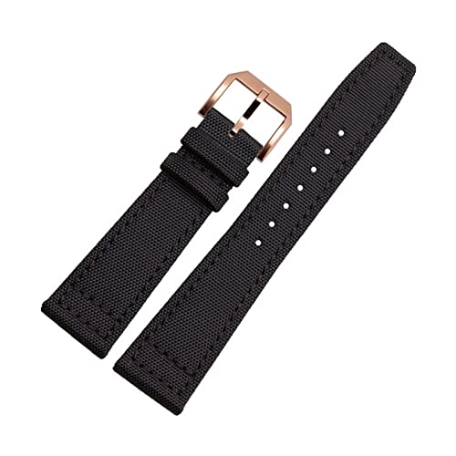 Bracelet montre 20mm en toile supérieure style portugais