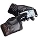 Produktbild Keepmoving Winter Damen Herren PU Leder Handschuhe Touchscreen Bundeswehr Freizeit Outdoor Sports Nachrichten Schreiben Lederhandschuhe gefüttert