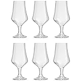 CONTENUTO DELLA CONFEZIONE: La Libbey fornisce il bicchiere da birra Arôme in un set di 6 pezzi, realizzati in vetro di alta qualità, lavabili in lavastoviglie. Sono confezionati in una scatola di cartone completamente riciclabile. La confezione contiene anche un opuscolo con informazioni sull'uso ottimale del prodotto.