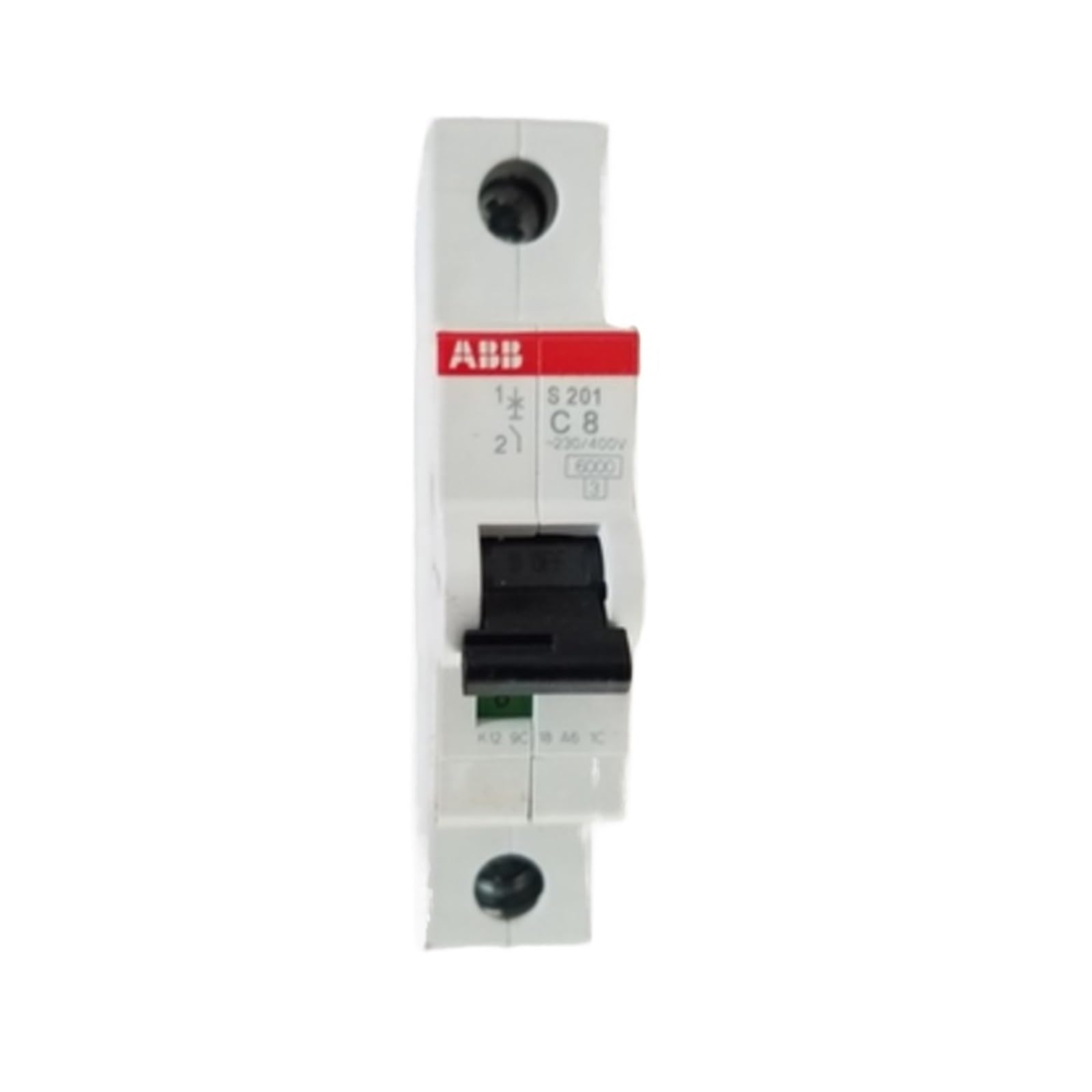 Disjoncteur S201-C8 courbe C 8A a declenchement rapide pour armoire electrique