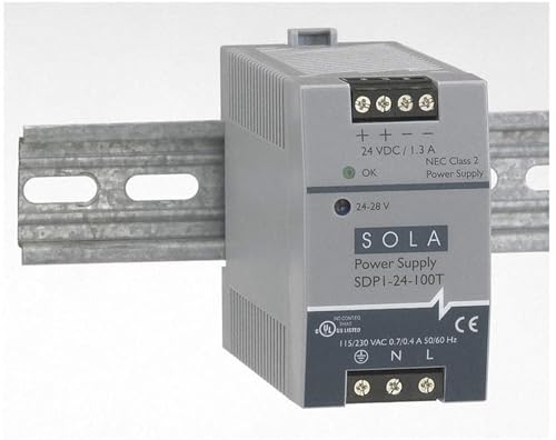 Sola/Hevi-Duty SDP1-48-100T DC Power Supply, 48-56 VDC, 1 Amp, 47-63 Hz
