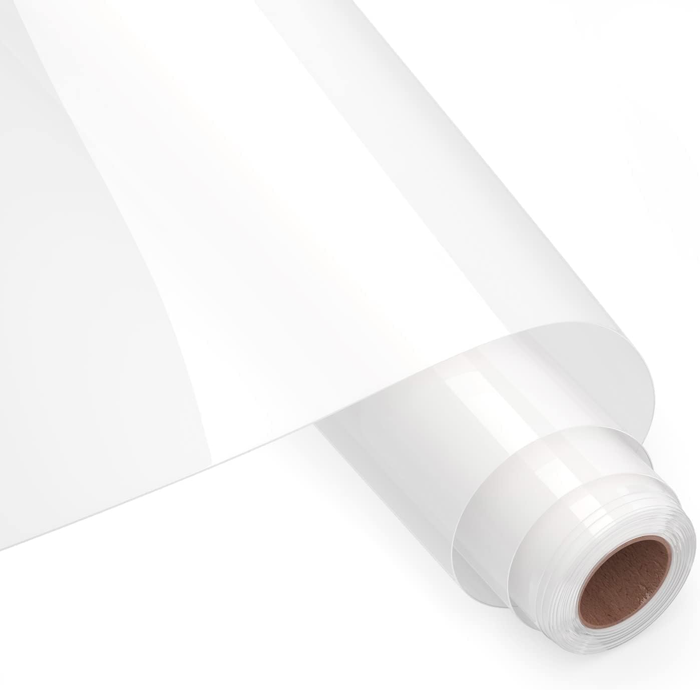 A ANGG Clear HTV Vinyl for Sublimation - 12" X 6FT Sublimation Vinyl for Light-Colored Cotton Fabric Vivid Color Clear Dye High Transfer Rate (Matte)