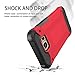 Asuwish Phone Case for Samsung Galaxy S7 Edge with Tempered Glass Screen Protector Cover and Slim Hybrid Dual Layer Cell Accessories Protective Glaxay S7edge Gaxaly S 7 GS7 7s 7edge Women Men Red