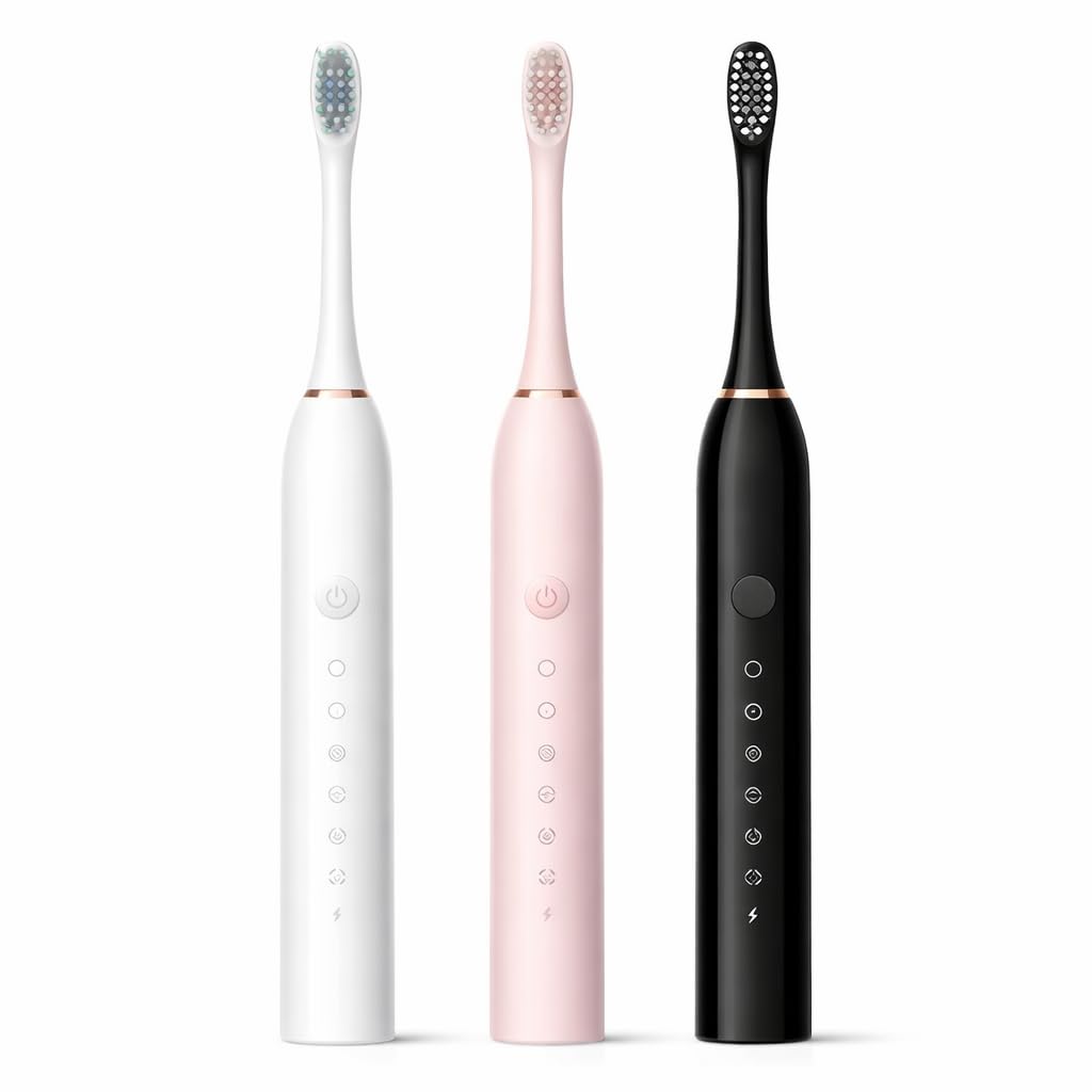 AMIAKSHA Electric Toothbrush for Adults | 5 Modes Rechargeable Automatic Toothbrush with Soft Bristles | Waterproof Electronic Dental Care System for Plaque & Stain Removal (Multicolour)-image-12