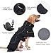 HEYWEAN Hundejacke Wasserdichter Hundemantel Reflektierende Jacke für kaltes Wetter mit weichem Fleecefutter Warmer Mantel für Hund Indoor & Outdoor Camping Wandern